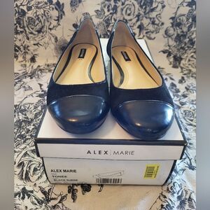 Alex Marie Flats Tonee in Black Suede